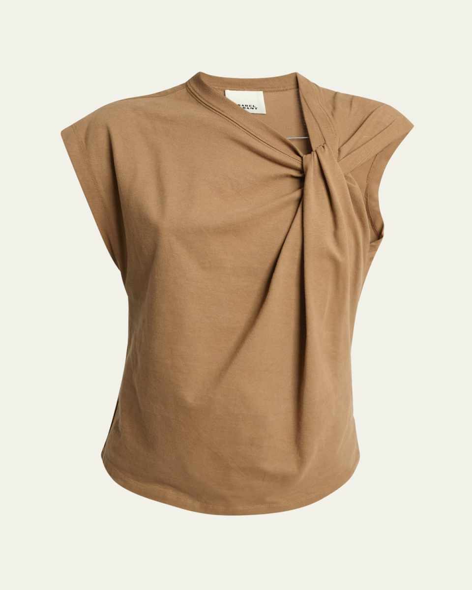 Nayda Asymmetric Cotton T-Shirt